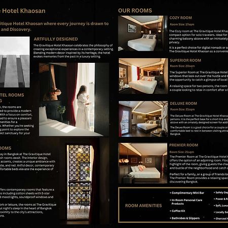 The Gravitique Hotel Khaosan Bangkok Exteriör bild